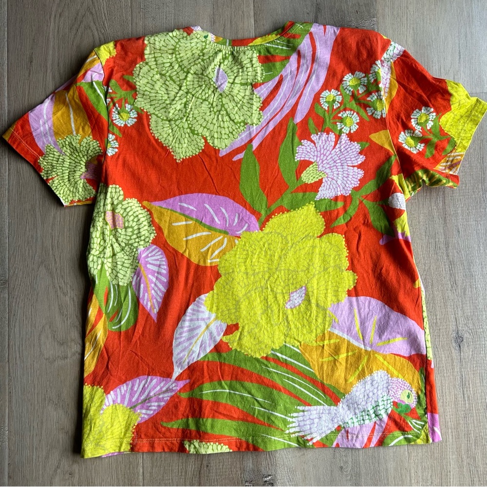 Tropical Pattern Farm Rio T-shirt - Picture 4 of 4
